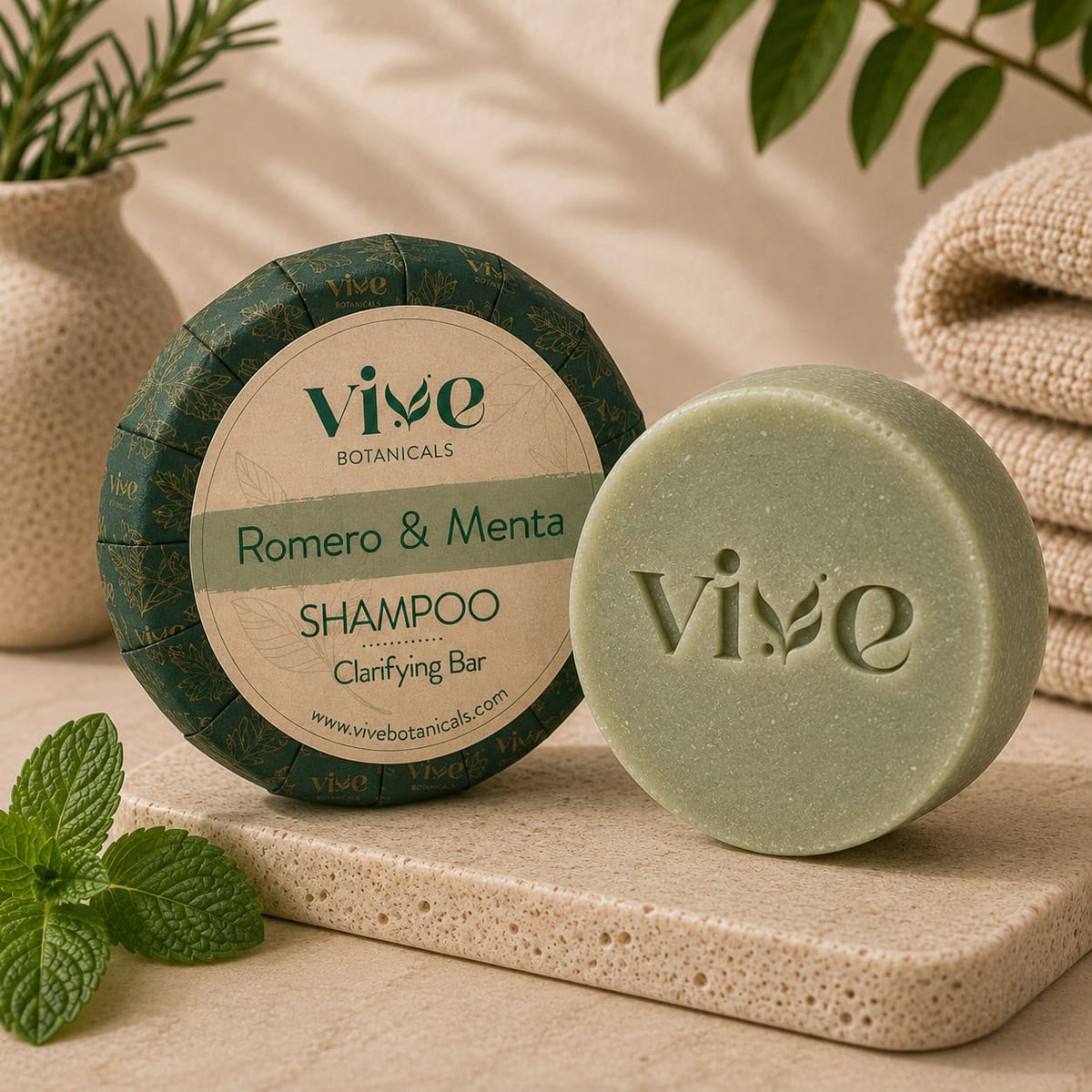 Romero & Menta Clarifying Solid Shampoo