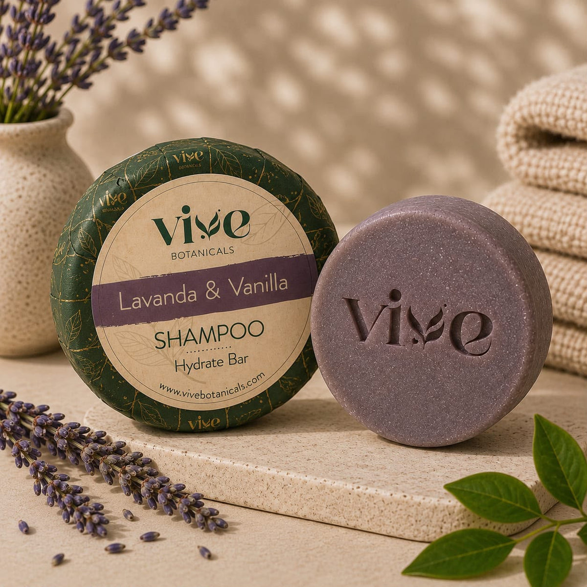 Lavanda & Vanilla Hydrate Solid Shampoo