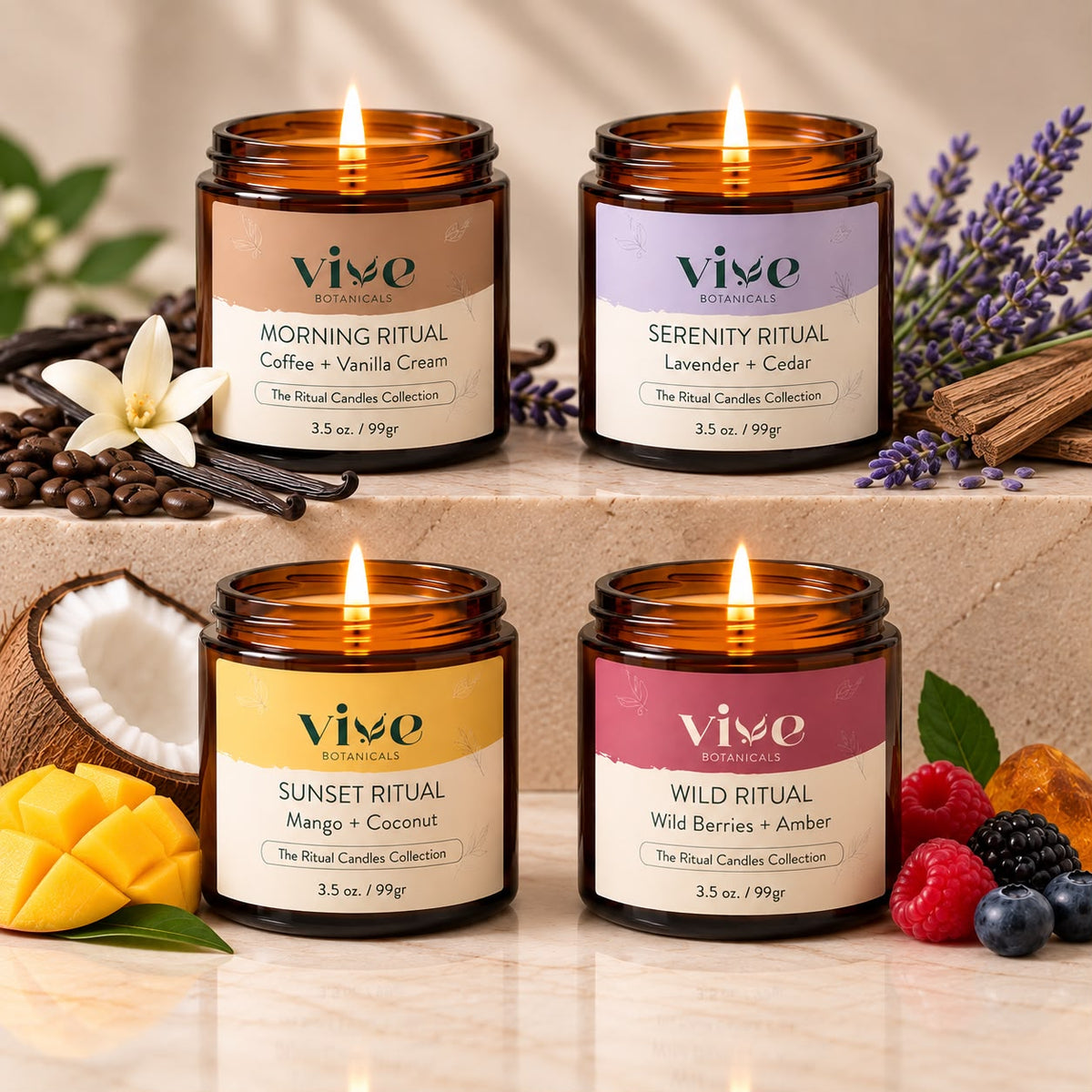 Ritual Candle Gift Set (4 x 3.5 oz)