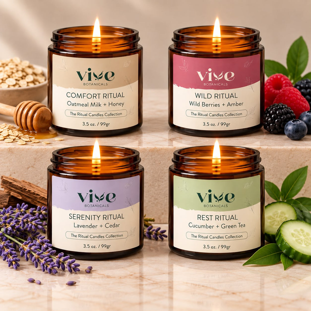 Ritual Candle Gift Set (4 x 3.5 oz)